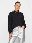 Koszule damskie - Vila Koszula Dogma 14101545 Czarny Regular Fit - miniaturka - grafika 1