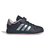 Sneakersy damskie - Dziecięce Sneakersy ADIDAS GRAND COURT 2.0 EL C IE3850 – Granatowy - miniaturka - grafika 1