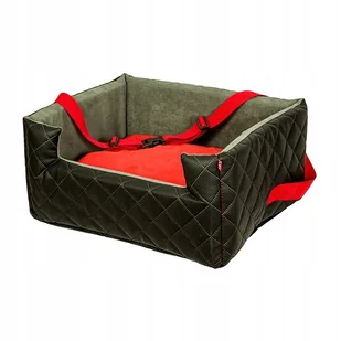 Boutiquezoo Boutiquezoo FOTELIK SAMOCHODOWY DLA PSA LEGOWISKO MATA JASNOSZARY LUX M BTQZ-AMB-FOTELIK-LUX-JASNOSZARY-M - Sprzęt podróżny i transportery dla psów - miniaturka - grafika 6