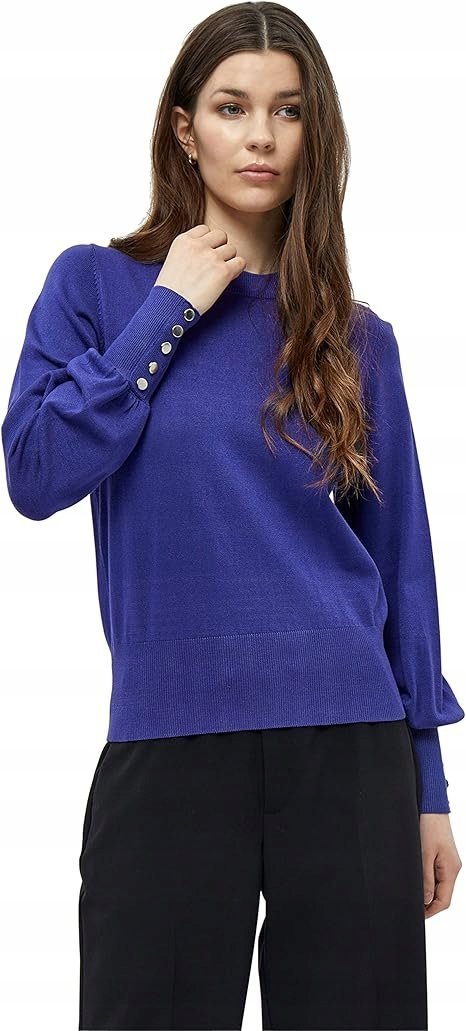 PEPPERCORN SWETER DAMSKI FIOLETOWY KLASYCZNY XL 6FA