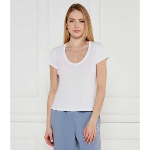 BOSS ORANGE T-shirt C_Eslane_4 Slim Fit - Koszulki i topy damskie - miniaturka - grafika 1