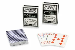 Garthen Zestaw 2 szt Poker kart No92 100% PLASTIK - Zestawy do pokera - miniaturka - grafika 1