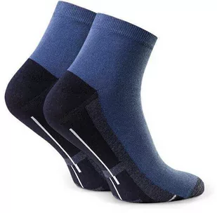 Krótkie skarpety sportowe art. 054 F279 jeans - Skarpetki damskie - miniaturka - grafika 1