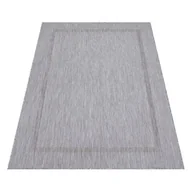 Dywany zewnętrzne - Dywan zewnętrzny Relax ramka srebrny 60 cm x 110 cm - miniaturka - grafika 1