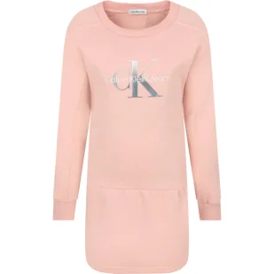 CALVIN KLEIN JEANS Sukienka - Sukienki i spódniczki dla dziewczynek - miniaturka - grafika 1