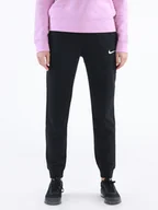 Spodnie sportowe damskie - Spodnie dresowe Nike W Cuffed fleece park 20 CW6961-010 M Czarne/Białe (194502381672_EU) - miniaturka - grafika 1