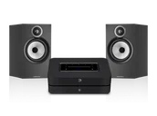 Zestawy stereo - Bluesound POWERNODE (czarny) + 606 S3 (czarny) - miniaturka - grafika 1