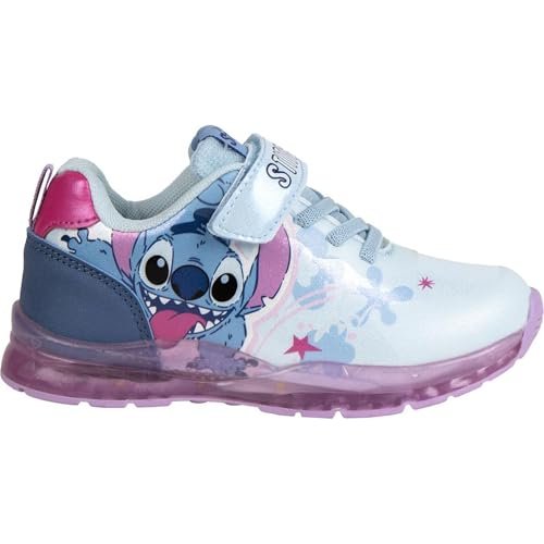 CERDÁ LIFE'S LITTLE MOMENTS Sportowa podeszwa TPR światła Stitch dla chłopców i dziewcząt Oficjalne buty dziecięce, wygodne, wytrzymałe - sportowe światła Stitch do codziennego użytku, do zajęć
