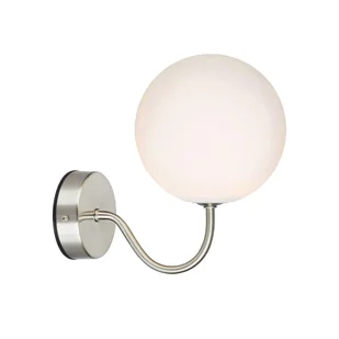 Kinkiet łazienkowy Deco IP44 srebrny G9 Markslojd - Pozostałe oświetlenie - miniaturka - grafika 1