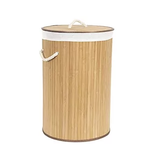 Compactor ran5213 faltbarerer, okrągły kosz na pranie, bambus, 40 x 60 cm, naturalny B00BQYOOEW - Kosze na bieliznę - miniaturka - grafika 1