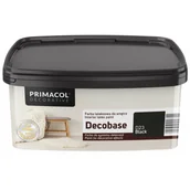 Farby wewnętrzne - Primacol Farba Decobase Black D23 1 l Decorative - miniaturka - grafika 1
