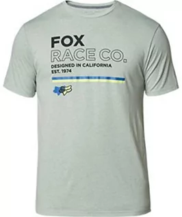 Koszulki męskie - Fox koszulka Analog Ss Tech Tee Eucalyptus 341) rozmiar M - grafika 1
