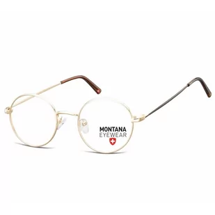 Oprawki korekcyjne okulary optyczne lenonki MM584C złoty - Okulary korekcyjne, oprawki, szkła - miniaturka - grafika 1