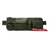 Odzież taktyczna i umundurowanie - Saszetka Nerka Alpha Industries Crew Utility Bag 128928 01 - Zielona - miniaturka - grafika 1