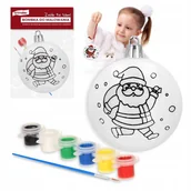 Dekoratorstwo - Bombka Świąteczna Do Malowania Zestaw Kreatywny Do Malowania Bombek Dzieci - miniaturka - grafika 1