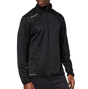 Uhlsport Essential bluza męska z zamkiem błyskawicznym 1/4, czarno-biała, L - Bluzy męskie - miniaturka - grafika 1