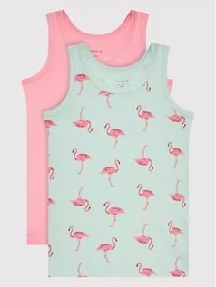 Koszulki dla dziewczynek - Name it Komplet 2 topów 13202698 Kolorowy Regular Fit - grafika 1