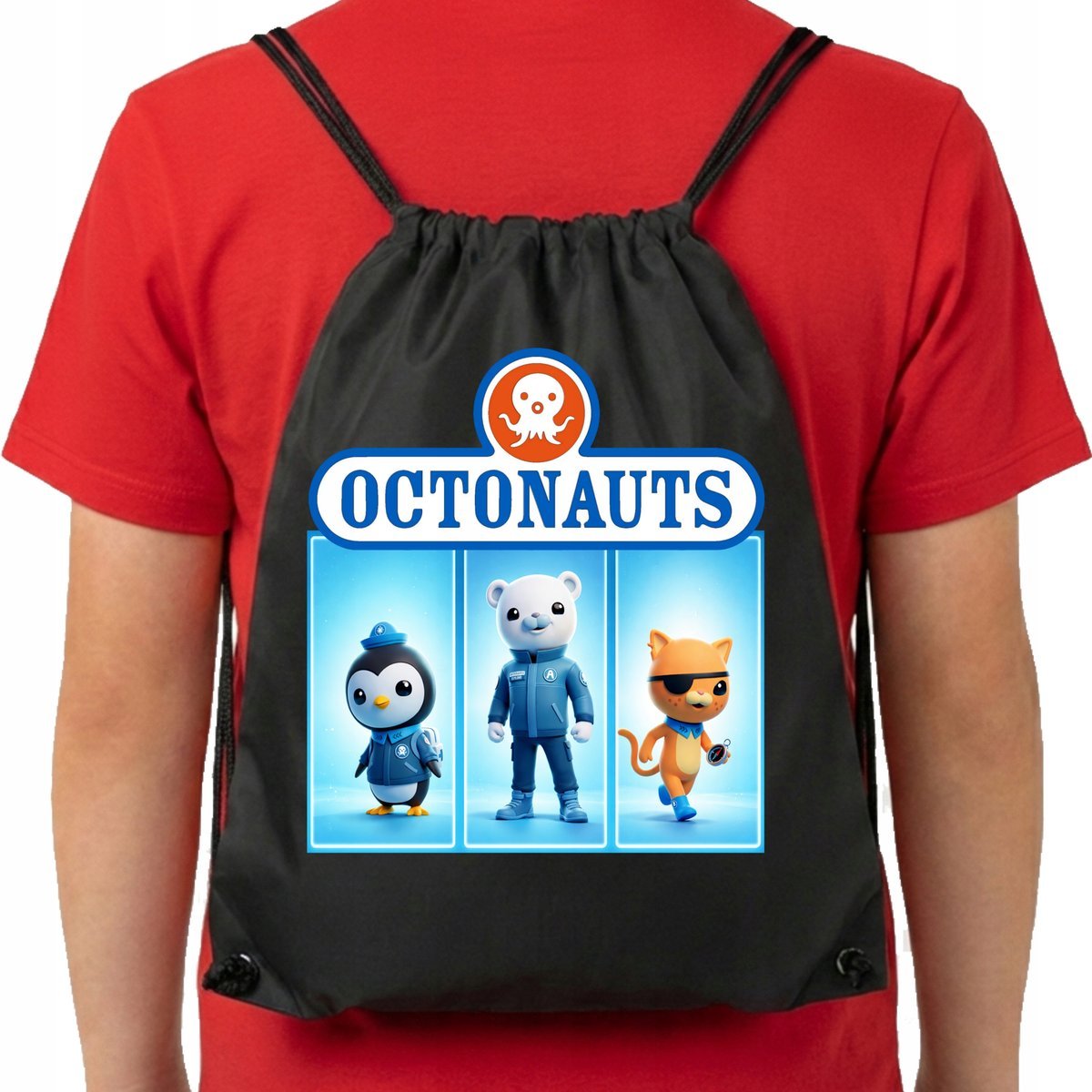 Oktonauci Plecak Worek The Octonauts Prezent F55 Czarny
