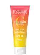 Kremy do twarzy - Eveline Vitamin C 3 x Action Nawilżająco-ochronny krem do twarzy SPF50 30ml - miniaturka - grafika 1