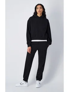 Champion Spodnie dresowe w kolorze czarnym - Spodnie sportowe damskie - miniaturka - grafika 1