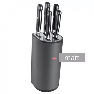 Zestaw 5 noży w bloku grafitowy matt - Noże kuchenne - miniaturka - grafika 1