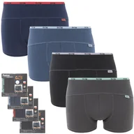 Majtki męskie - 4PAK BOKSERKI PREMIUM C+3 BAWEŁNIANE MĘSKIE ROZMIAR M - miniaturka - grafika 1