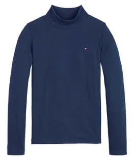 BLUZKA TOMMY HILFIGER GRANAT KG0KG06217 r.116 - Bluzki damskie - miniaturka - grafika 1