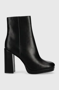 Steve Madden botki Main damskie kolor czarny na słupku - Botki damskie - miniaturka - grafika 1