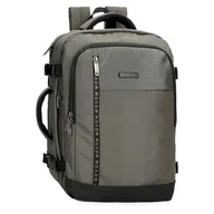 Torby na laptopy - Movom Buster Plecak na laptopa 15,6" Szary 25x40x17 cms Poliester ze skórą syntetyczną 17L, Szary, Plecak kabinowy na laptopa - miniaturka - grafika 1