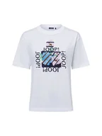 Koszulki i topy damskie - JOOP! Koszulka damska Kobiety Bawełna biały|wielokolorowy nadruk, 36 - miniaturka - grafika 1