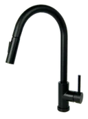 Baterie kuchenne - AFINO Bateria kuchenna dotykowa CZARNA - miniaturka - grafika 1