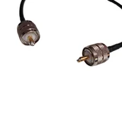 Akcesoria do krótkofalówek - Przedłużka RG58 UHF wtyk / UHF wtyk 50cm - miniaturka - grafika 1