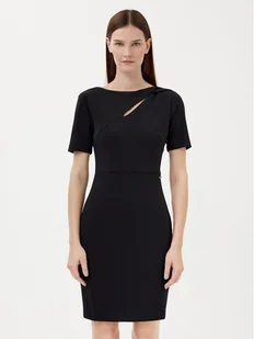 Calvin Klein Sukienka koktajlowa K20K208174 Czarny Regular Fit - Sukienki - miniaturka - grafika 1