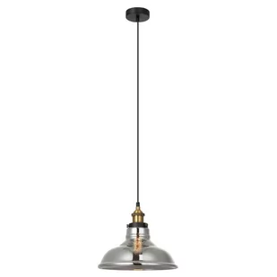 Italux Lampa wisząca Hubert retro industrial czarny MDM-2381/1 GD+SG - Lampy sufitowe - miniaturka - grafika 1