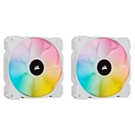 Wentylatory komputerowe - Corsair Wentylator  iCUE SP140 RGB ELITE Performance Biały 3-pack + Lighting Node CORE CO-9050139-WW CO-9050139-WW - miniaturka - grafika 1