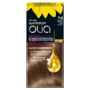 Farby do włosów i szampony koloryzujące - Garnier - Olia Farba do włosów bez amoniaku ciemny blond 7.0 - miniaturka - grafika 1