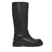 Kozaki damskie - Kozaki Patrizia Pepe 8Y0135 L048 Czarny - miniaturka - grafika 1