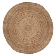 Dywany - Okrągły dywanik ozdobny juta 120 cm 181000 - miniaturka - grafika 1