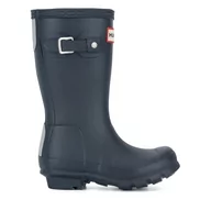 Buty dla dziewczynek - Kalosze Hunter KFT5000RMA-NVY Granatowy - miniaturka - grafika 1