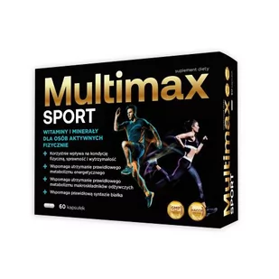 Multimax Sport, 60kaps. - Witaminy i minerały - miniaturka - grafika 1
