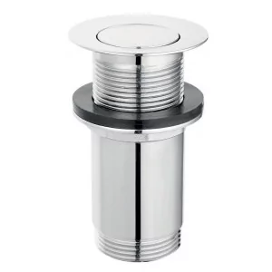 FERRO S283-WBP-B Zawór spustowy bez przelewu, click-clack, 5/4", wysoki, chrom - Korki do umywalek - miniaturka - grafika 1