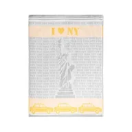 Ściereczki, gąbki, czyściki - Ściereczka kuchenna I Love New York 70 x 50 Żółty Bawełna TEXPOL - miniaturka - grafika 1