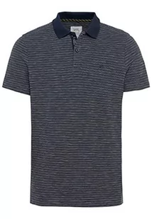 Camel Active Męska Koszulka Polo 4094655P18, Niebieski (Night Blue), L - Koszulki męskie - miniaturka - grafika 1