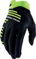 Rękawiczki rowerowe - 100% Rękawiczki 100% R-CORE Gloves Black Lime - L długość dłoni 193-200 mm NEW 2022 - miniaturka - grafika 1