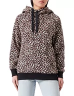Bluzy damskie - ONLY Damska bluza z kapturem, czarny, XS - miniaturka - grafika 1