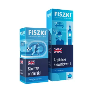 Zestaw Fiszek – Angielski Starter Pack (poziom A1) - Książki do nauki języka angielskiego - miniaturka - grafika 1