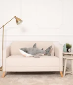 Maskotki i pluszaki - Miś Gustaw, Miś Rekin Adi, szary, 90cm - miniaturka - grafika 1