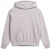 Bluzy damskie - 4F BLUZA DAMSKA DRESOWA Z KAPTUREM NIEROZPINANA - miniaturka - grafika 1