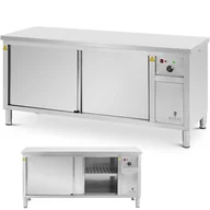 Piece, kotły  i płyty grzejne gastronomiczne - Szafa grzewcza podgrzewacz do talerzy 30-80 C 180 x 70 x 85 cm 2.4kW - miniaturka - grafika 1