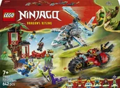 Klocki - LEGO Ninjago Bitwa ninja: domek na drzewie z pojazdami 71857 - miniaturka - grafika 1